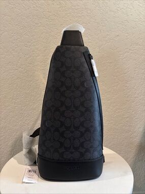 Coach Dominic Signature Crossbody Sling Bag NWT